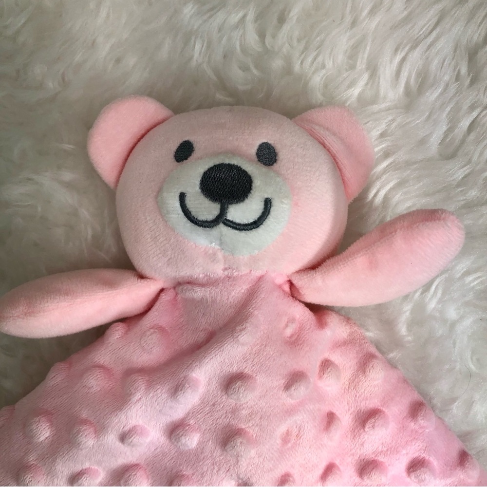 CUDLIE LITTLE BEGINNING PINK BEAR LOVEY